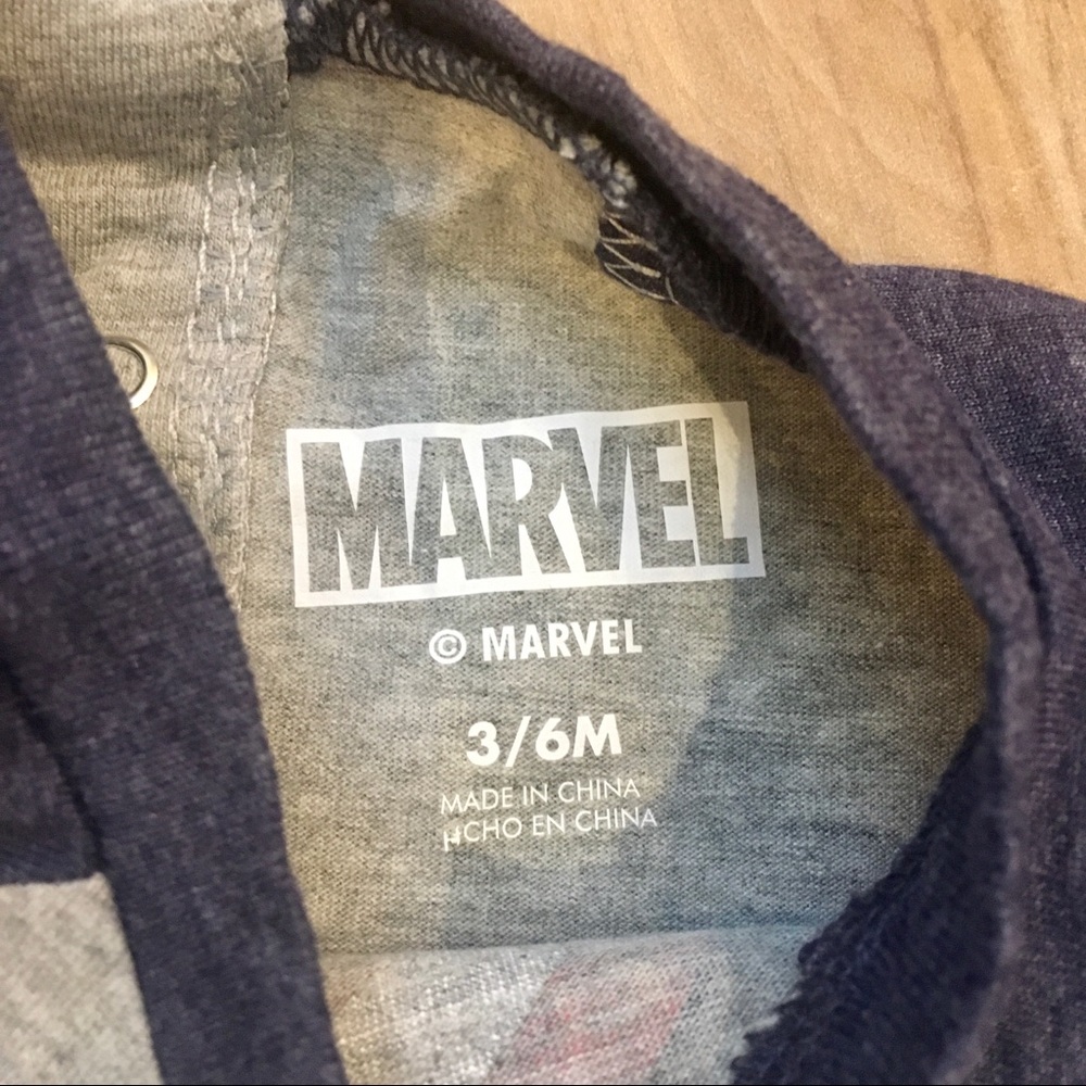 Captain America 2 piece bodysuit set NWT - Picture 5 of 5